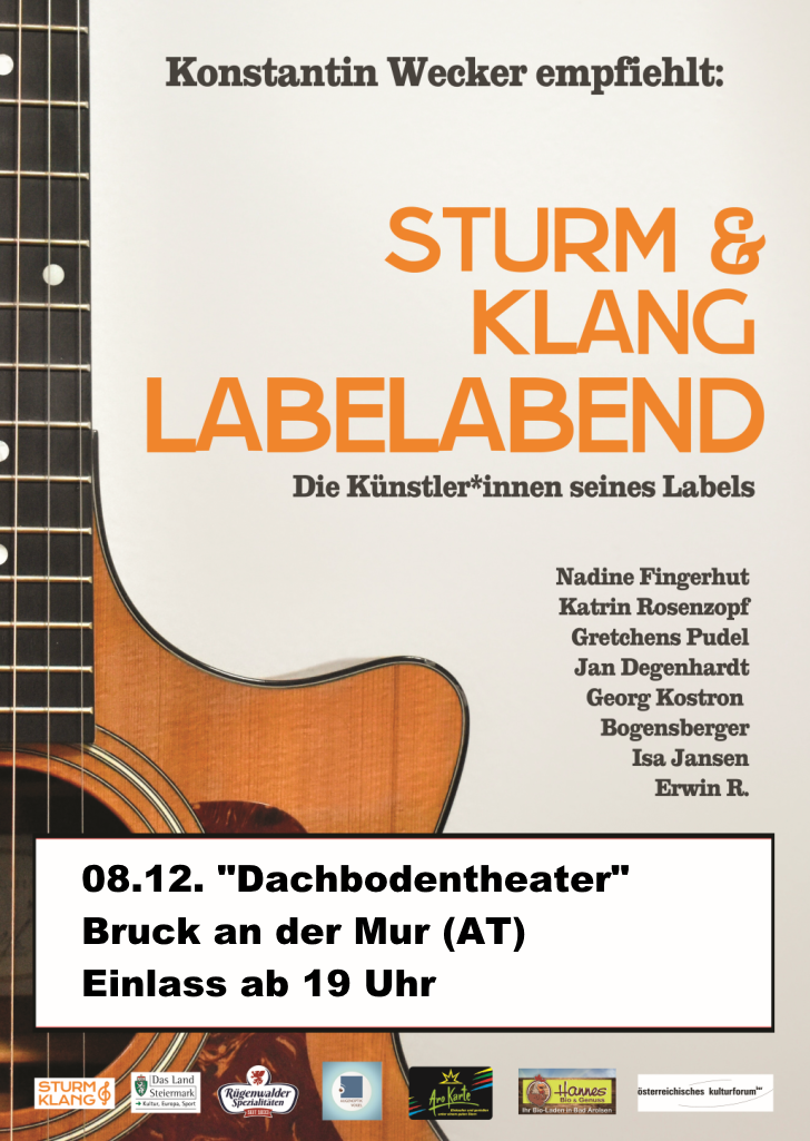 Sturm & Klang – Labelabend – Dachbodentheater, Bruck an der Mur